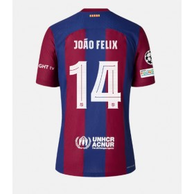 Barcelona Joao Felix #14 Hemmakläder 2023-24 Kortärmad